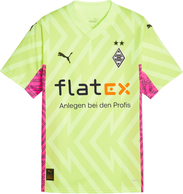 Dres Puma BMG GK Jersey Replica SS with Sponsor 2023/24 Žltá | 931869-005, 0