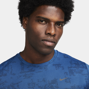 Tričko Nike M NK DFADV RUN DIV SS TOP Modrá | fn3383-476, 4
