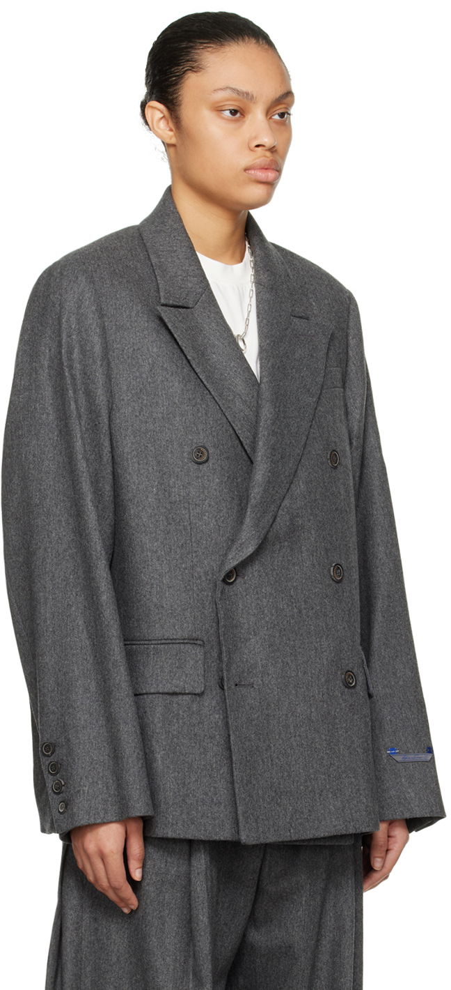 Double-Breasted Wool Blazer