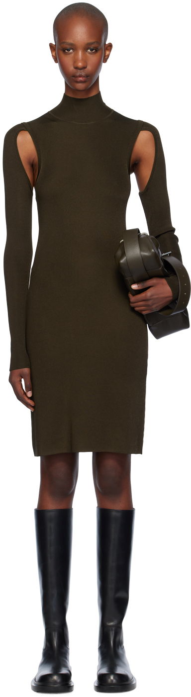 Šaty Helmut Lang Helmut Lang Air Turtleneck Midi Dress Zelené | O06HW704, 0
