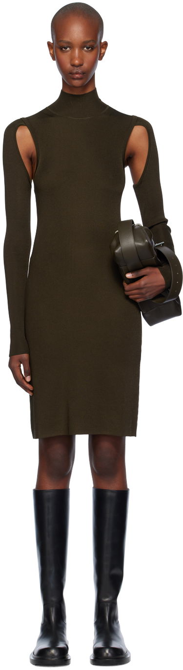 Šaty Helmut Lang Helmut Lang Air Turtleneck Midi Dress Zelené | O06HW704, 0