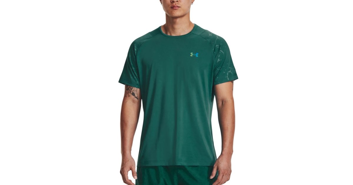 Tričko Under Armour Rush Vent Tee Zelené | 1376790-722, 1