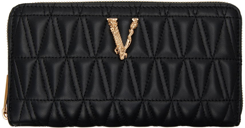 Peňaženka Versace Virtus Wallet Čierna | 1007674_DNATR4_1B00V, 0