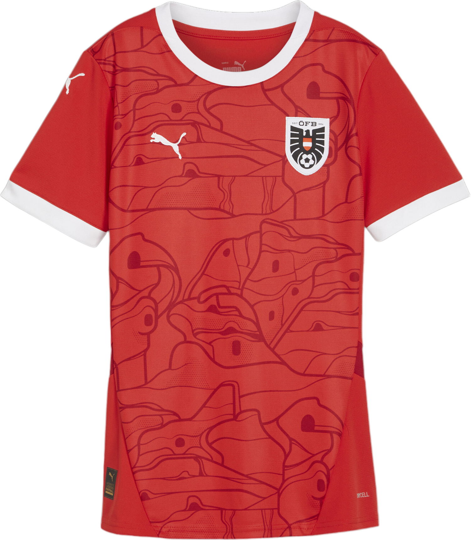 Dres Puma ÖFB HOME Jersey Replica W 2024 Červená | 774011-01, 0