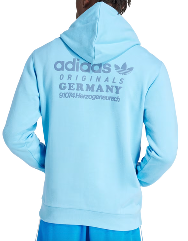 Mikina adidas Originals GRF HOODIE Modrá | is3317, 1