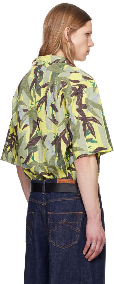 Košeľa KENZO Kenzo Paris 'Chiku-Rin Camo' Short Sleeve Shirt Žltá | FF55CH1309P1, 2