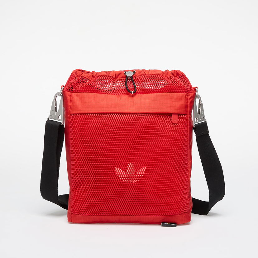Taška cez rameno adidas Originals adidas La Brea Bucket Bag Červená | JX6202