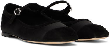Oblečenie Aeyde Aeyde Uma Satin Toe-Cap Ballerina Flats Čierna | A11-FL-RKLS08FL169-SS25-800-067, 3