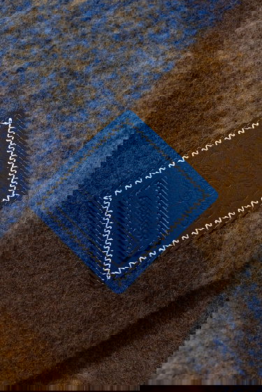 Šál ADER ERROR Plaid Wool Blend Muffler with Fringes Rôznofarebný | BO01FWAC0405BR, 2