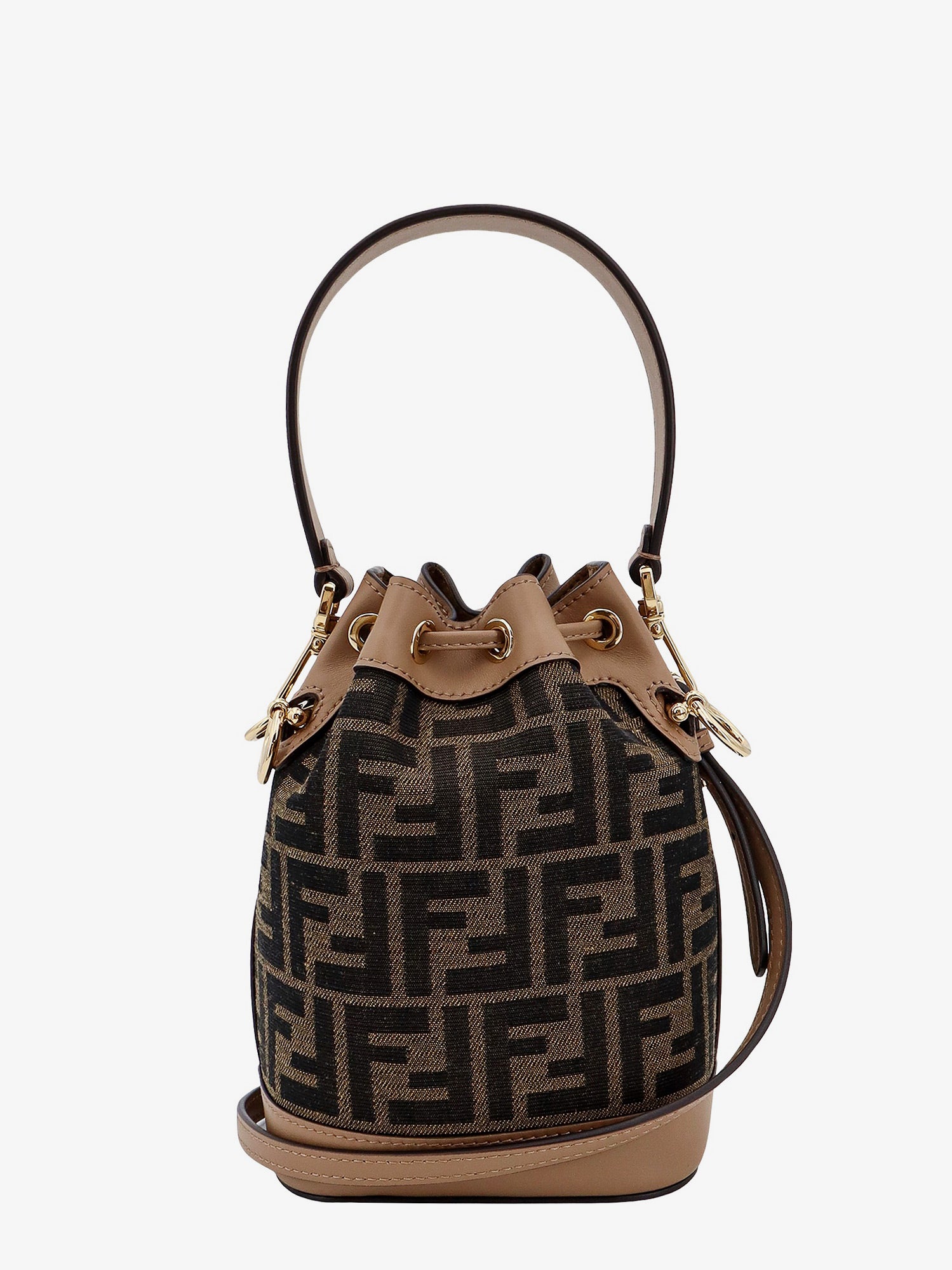 Kabelka FENDI Fendi Mon Tresor Mini Bucket Bag Hnedá | 8BS093ALP3F1AOE, 1