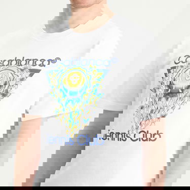 Tričko Casablanca Casablanca Tennis Club Icon Classic T-Shirt Biela | M-SP26-JTS-001-01, 5