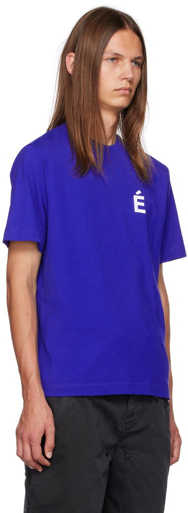 Tričko Études Études Wonder Patch T-Shirt Modrá | C00ME104A00740, 4