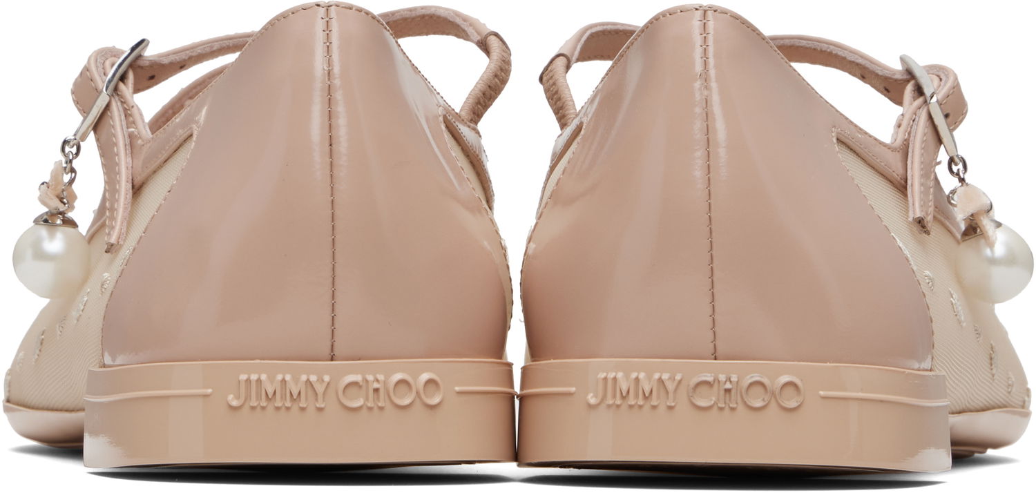Tenisky a topánky Jimmy Choo Jimmy Choo Eleri Ballerina Flats Béžová | ELERI BALLERINA, 1