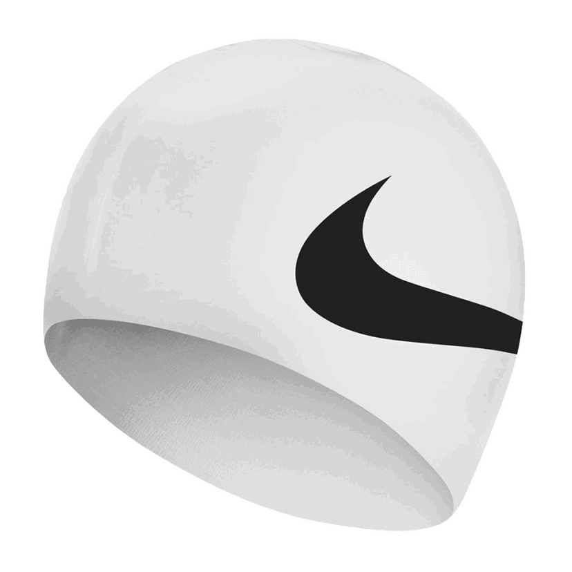 Šiltovka Nike Printed Silicon Swim Cap Biela | NESS8163-100
