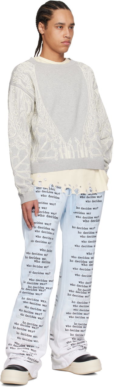 Sveter Who Decides War Who Decides War Notre Dame Sweater Šedá | 1110440021SS25, 3