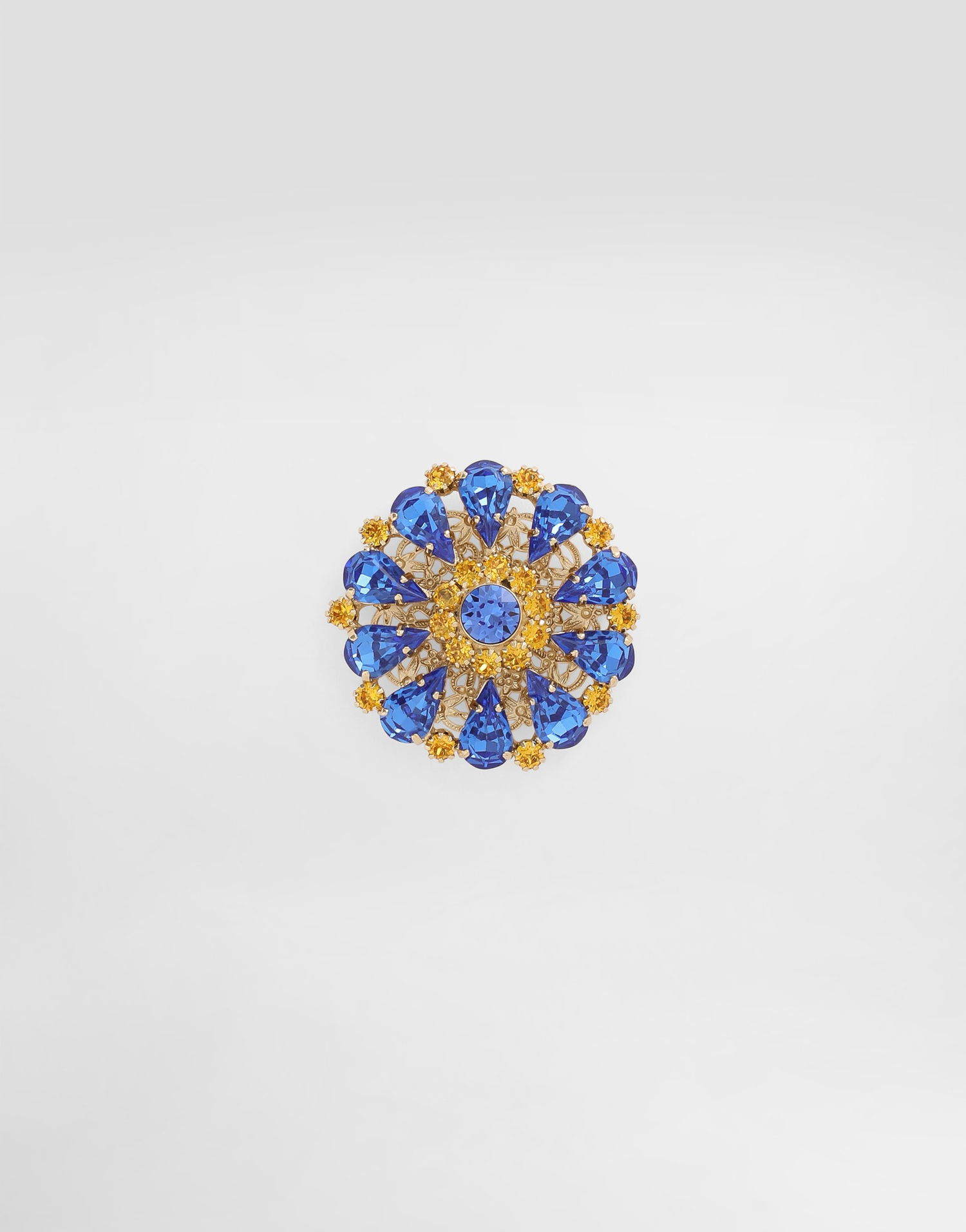 Spona Dolce & Gabbana Dolce & Gabbana Rhinestone Brooch Modrá | WPR5S6W111187579, 0