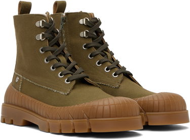Oblečenie KENZO Kenzo Paris 'KENZO-Gobi' Lace-Up Boots Zelené | FF55BT720F52, 3