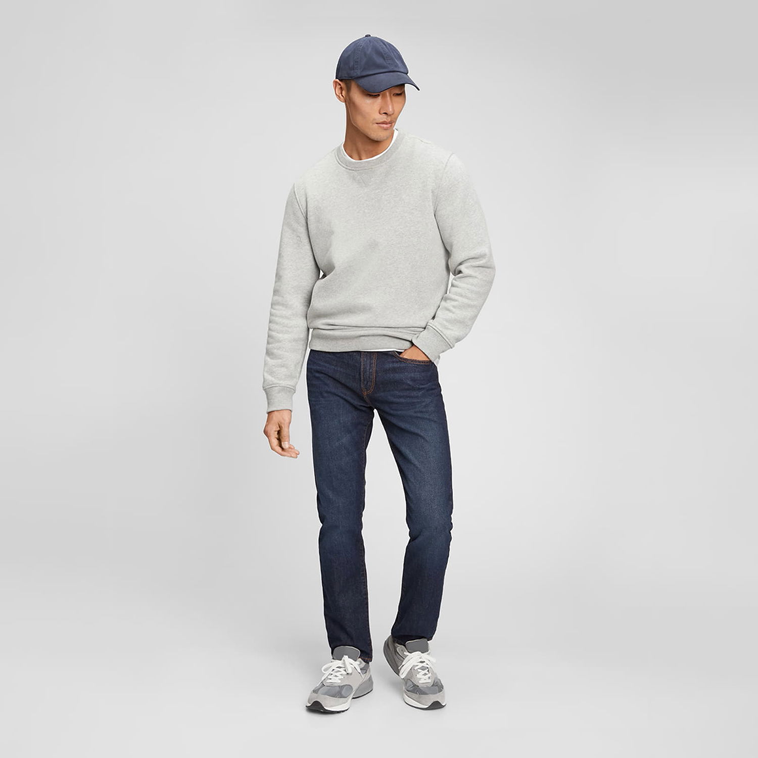 Džínsy GAP Denim Pants Slim Dark Wash Navy | 737644-00, 0