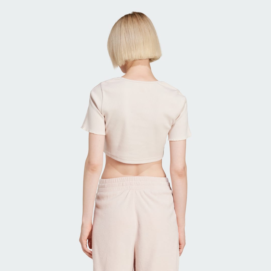 Crop Top adidas Performance Baby Tee Béžová | JN3014, 1