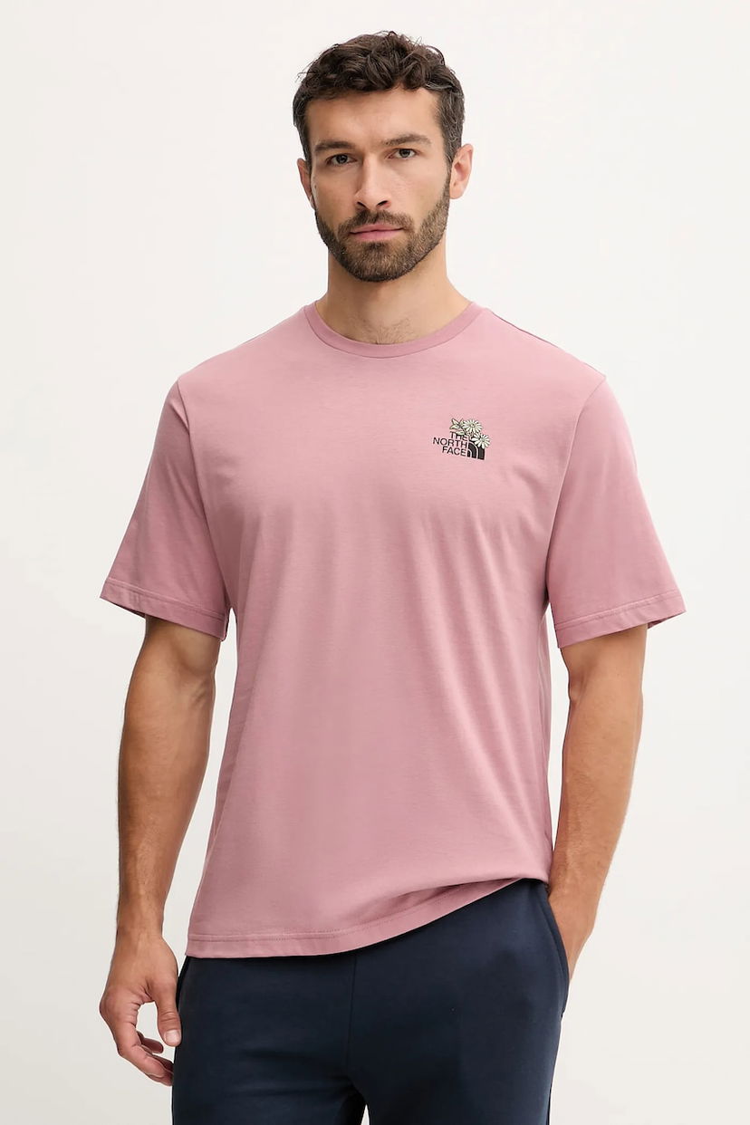 Tričko The North Face T-Shirt Flower Dome Ružová | NF0A8EGXHCS1