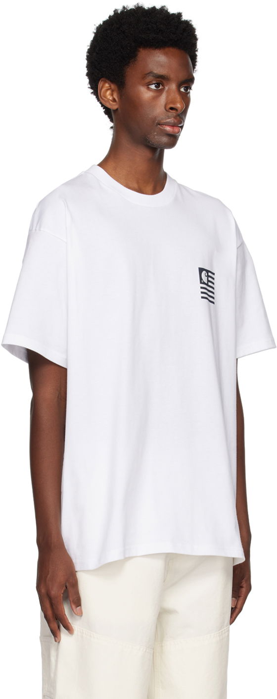 Tričko Carhartt WIP Work In Progress Coast State T-Shirt Biela | I031754, 1