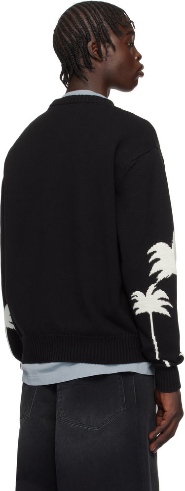 Sveter Palm Angels Palms Knit Sweater Čierna | PMHE081S25KNI0011003, 2