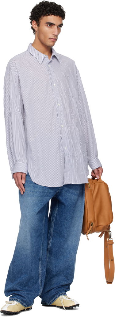 Džínsy HED MAYNER Hed Mayner Pleated Jeans Modrá | HMMA67021A-HA191, 3