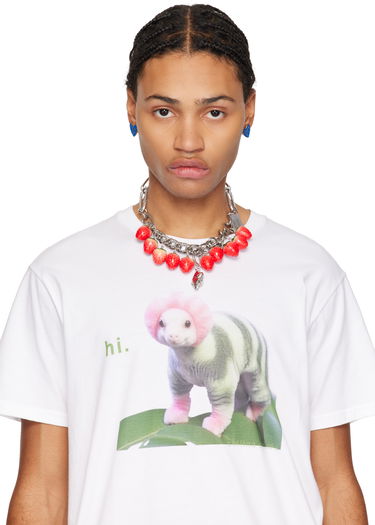 Náhrdelník Chopova Lowena Chopova Lowena Strawberry Piggy Charm Necklace Metalická | 6598, 1