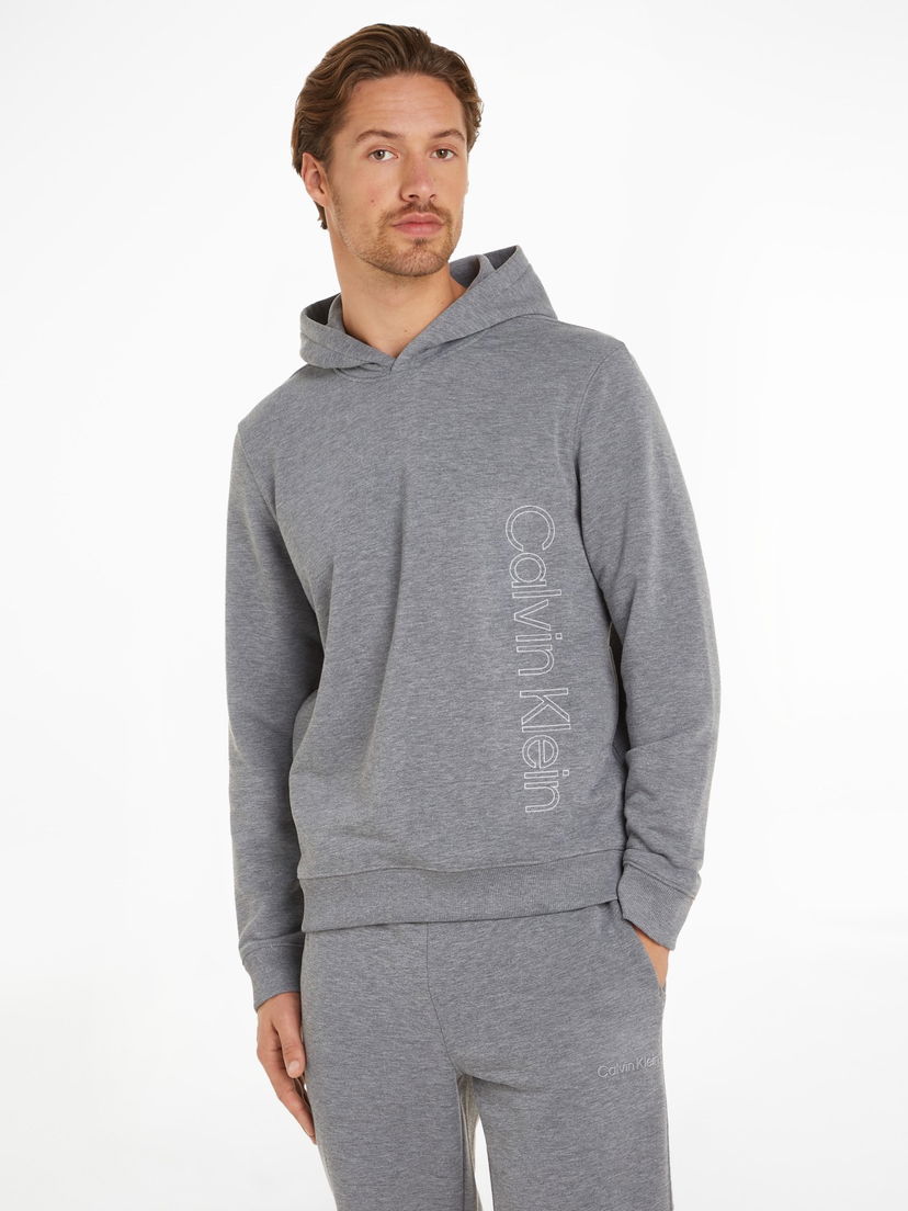 Mikina CALVIN KLEIN Graphic Sweat Hoodie Šedá | 00GMF4W340-P7E