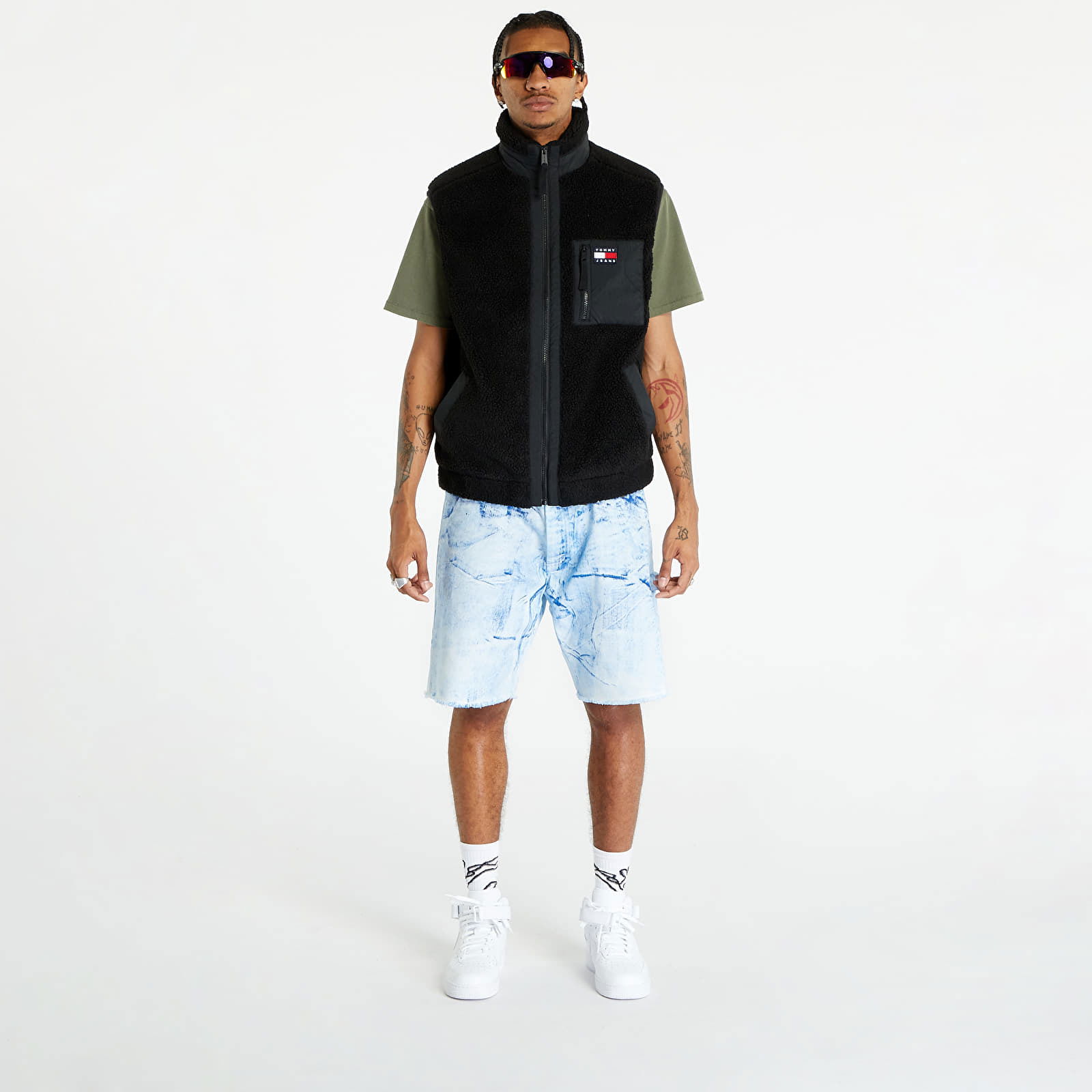 Mix Media Sherpa Vest