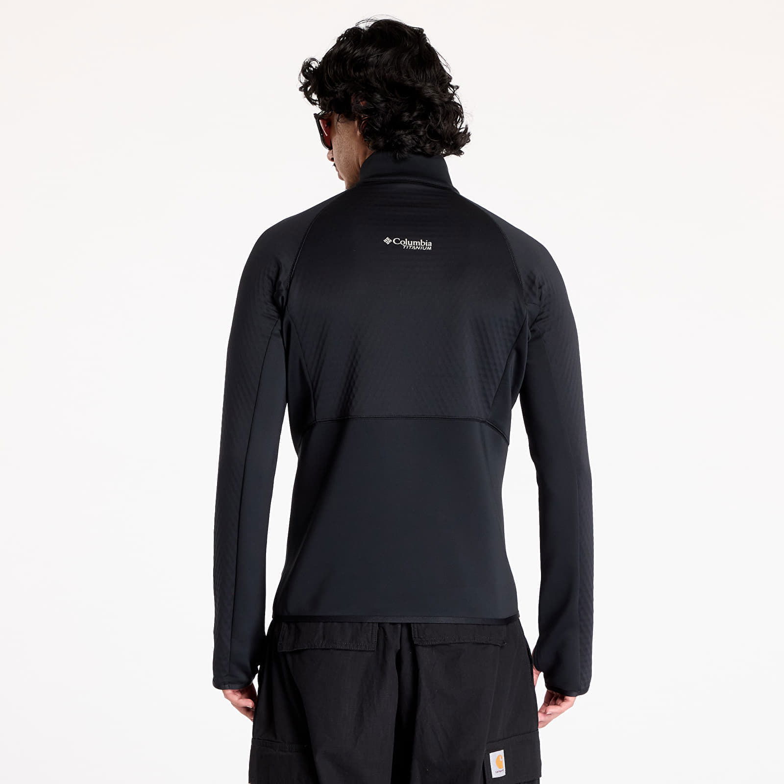 Crystal Leaf™ Omni-Heat™ Helix Half Zip Heat H-Black