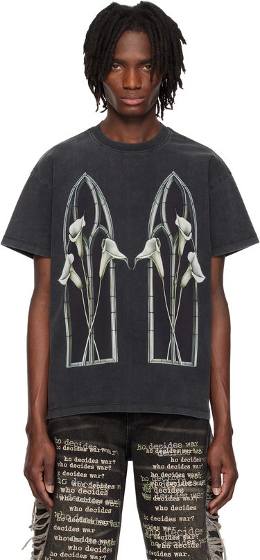 Tričko Who Decides War Who Decides War Calla Lily Arched T-Shirt Čierna | 1110010002SE25, 0