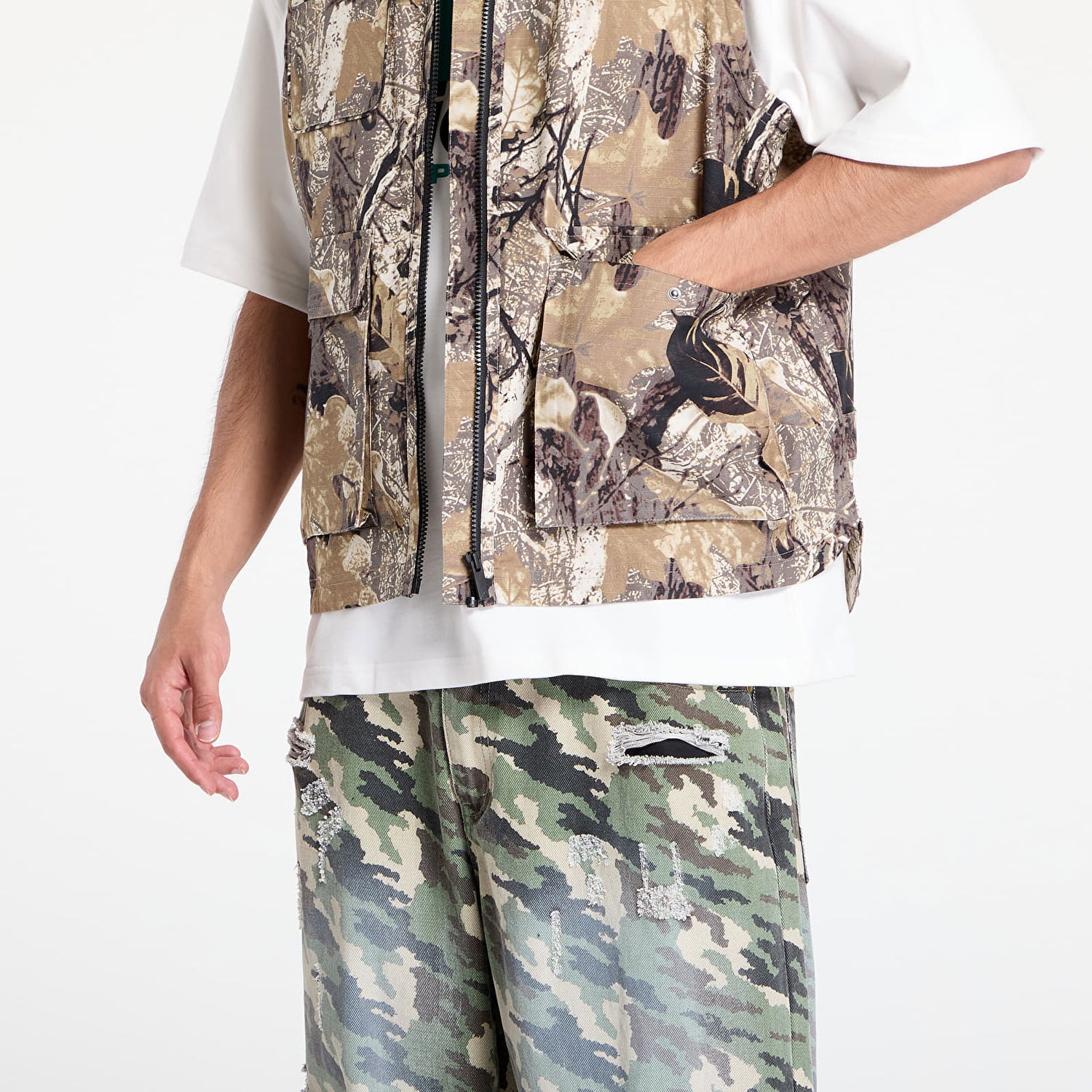 Vesta adidas Originals Originals Camo Vest Béžová | KD6258, 1