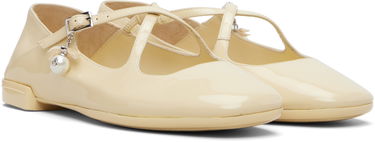 Tenisky a topánky Jimmy Choo Eleri Ballerina Flats Béžová | ELERI BALLERINA/C, 3