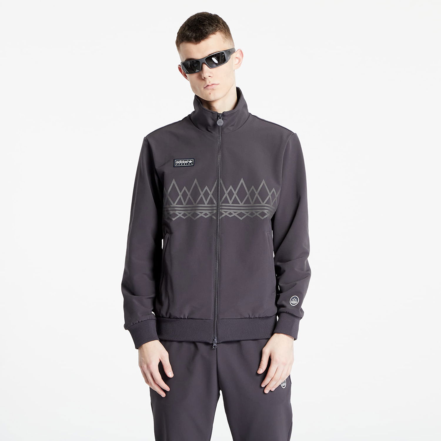 Vetrovka adidas Originals SPEZIAL Suddell Track Top Šedá | IN6754, 0