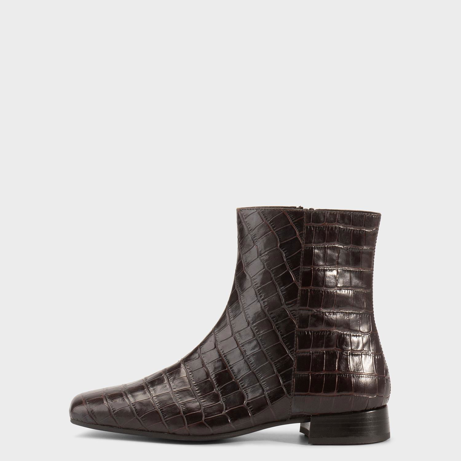 Tenisky a topánky Vagabond Mona Embossed Leather Boots Hnedá | 6055-208-35, 0