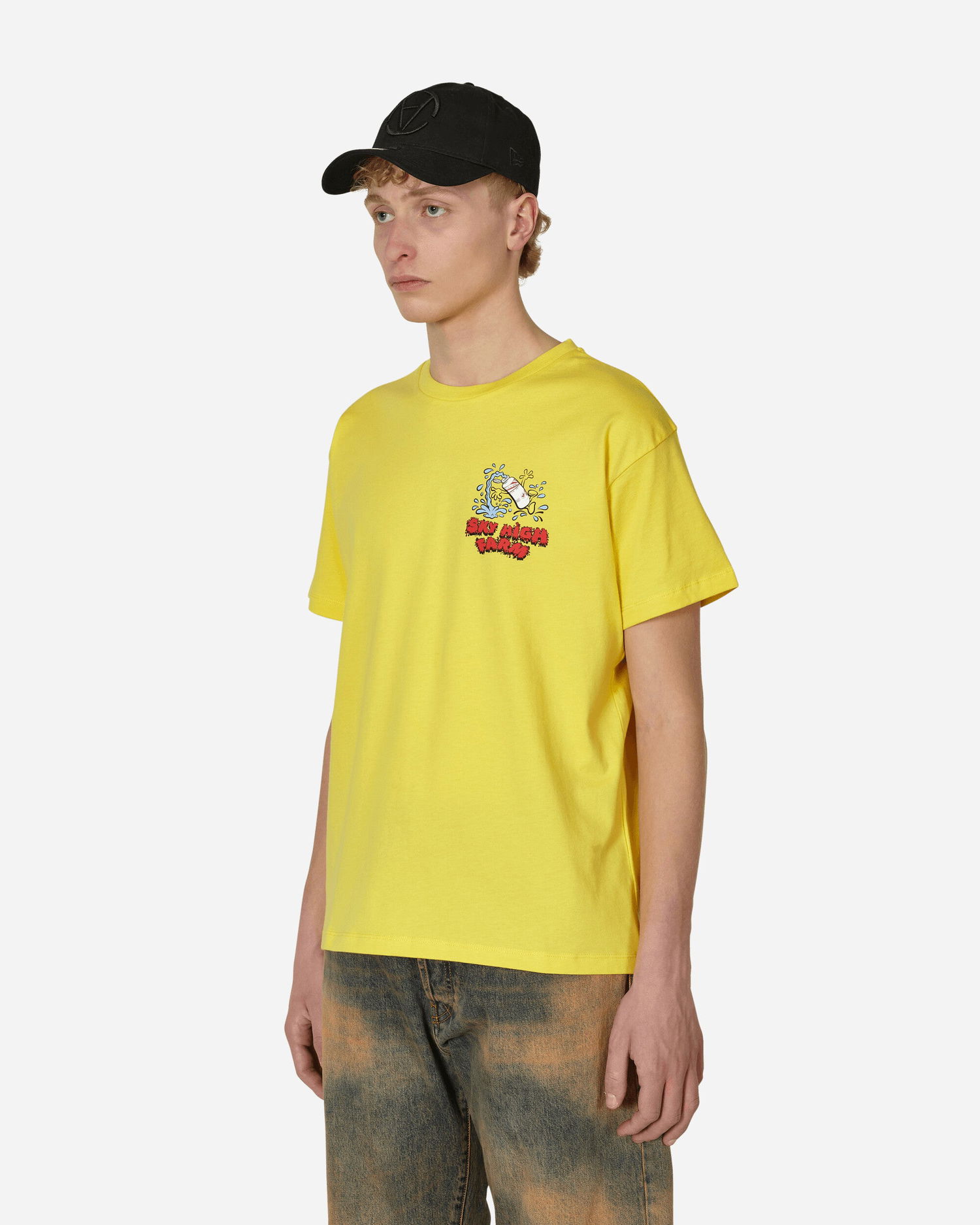 Tričko Sky High Farm Flatbush Printed T-Shirt Žltá | SHF03T003 1, 1