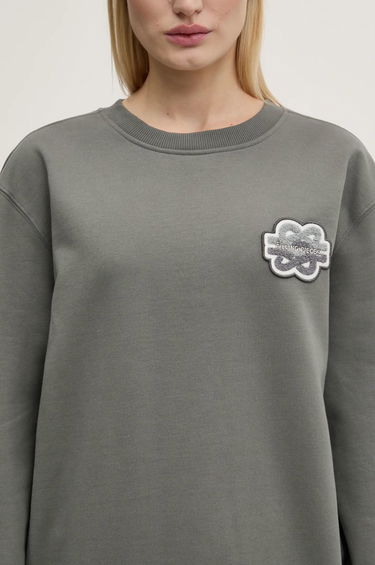Sveter Filling Pieces Filling Pieces Gowtu Crewneck Sweatshirt with Applique Šedá | 74533926002, 7