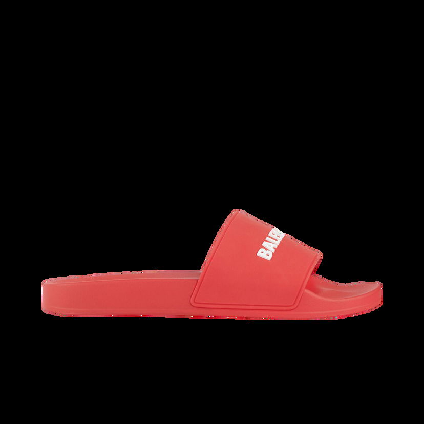 Tenisky a topánky Balenciaga Pool Slide Red White Červená | 565826W1S806090