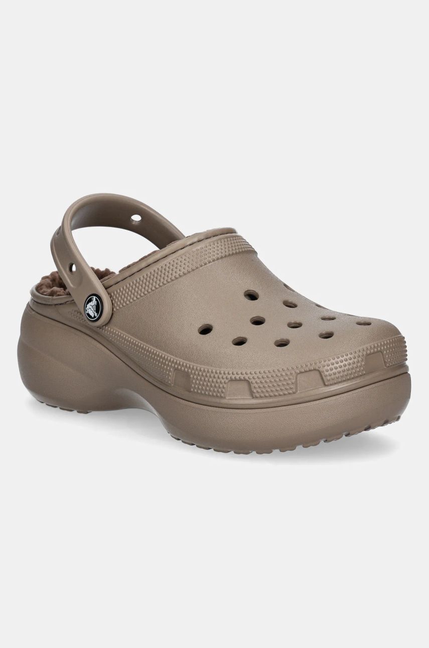 Tenisky a topánky Crocs Classic Platform Lined Clogs Béžová | 207938.196, 0