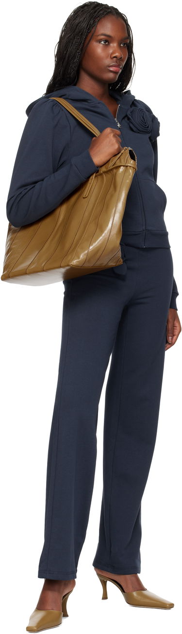 Tote bag BY FAR BY FAR Club Leather Tote Hnedá | MWBTT001LL031BR044PA, 3