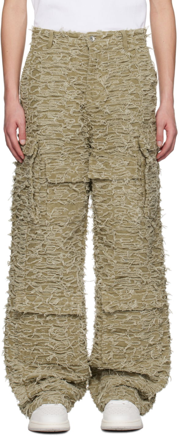 Cargo nohavice Who Decides War Husk Trousers Zelené | 1120750022SS24