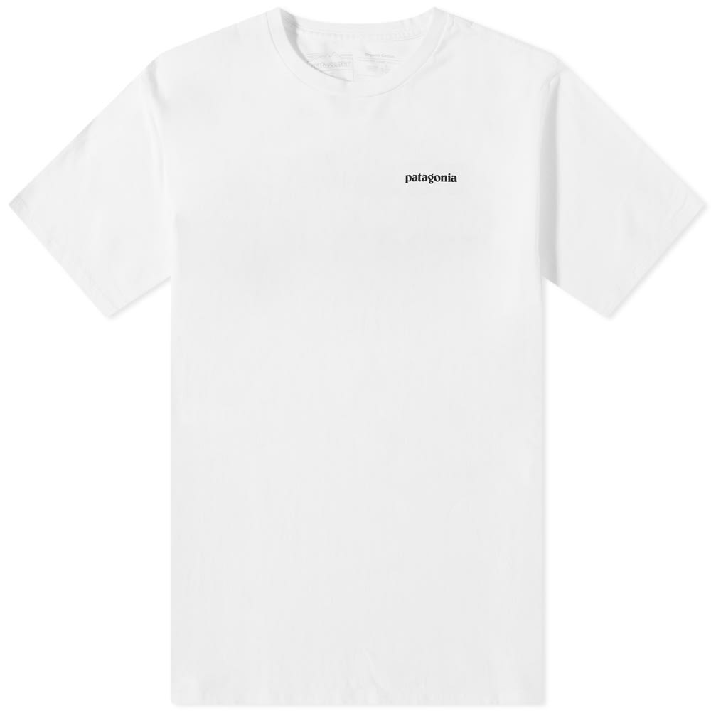 Tričko Patagonia P-6 Mission Regenerative Tee Biela | 37529-WHI, 1