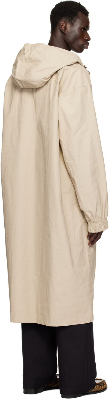 Pláštenka Dries Van Noten Dries Van Noten Half-Zip Hooded Coat Béžová | 251-020508-1285, 2