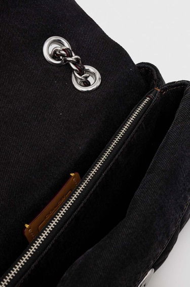 Kabelka Coach Coach Quilted Denim Shoulder Bag Čierna | CR704, 4