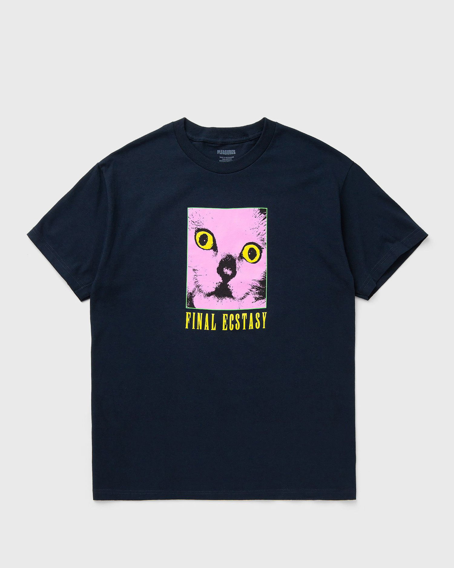 Tričko Pleasures Final Ecstasy Graphic T-Shirt Size XL Navy | P24W034-NAVY, 0