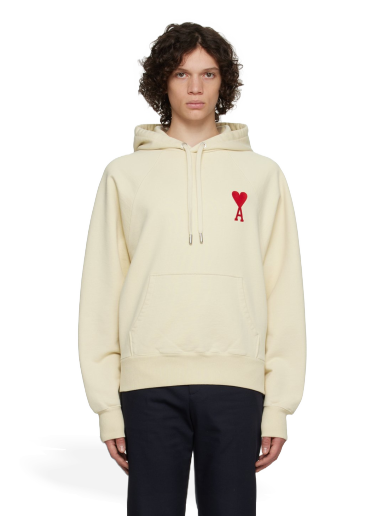 Mikina AMI SSENSE x Oversized Hoodie Béžová | SPEUSW222.747.100