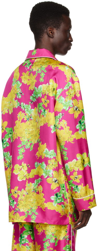 Košeľa Versace Versace Floral Pyjama Shirt Ružová | 1005376 1A05884, 2