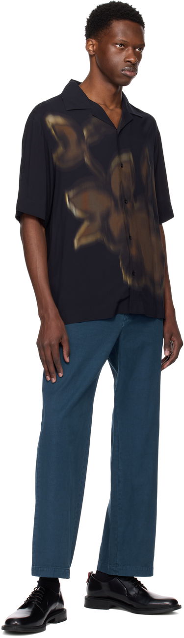 Košeľa BOSS Hugo Floral Printed Camp Shirt Čierna | 50545387, 3