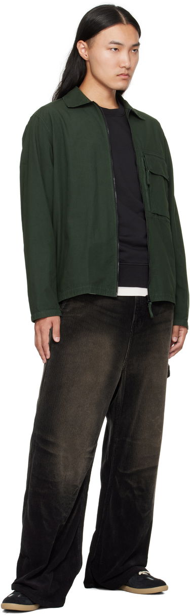 Bunda Stone Island Canvas Weave Cotton Jacket Zelené | K2S15 1200004 S0179, 4